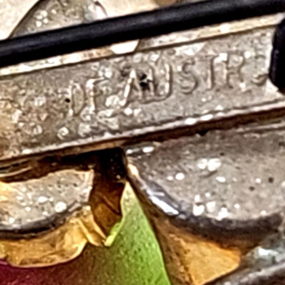 Glowy Tiny Rhinestone Mouse Brooch - image 3